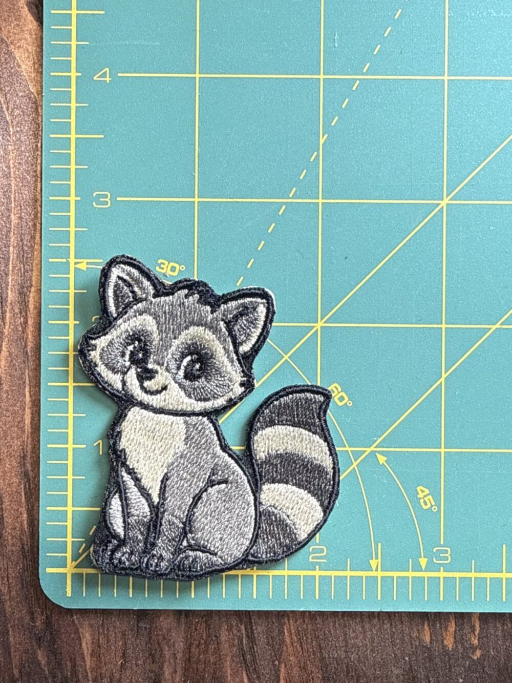 ✨3/$20✨Woodland Raccoon Embroidered Patch - Picture 2 of 3